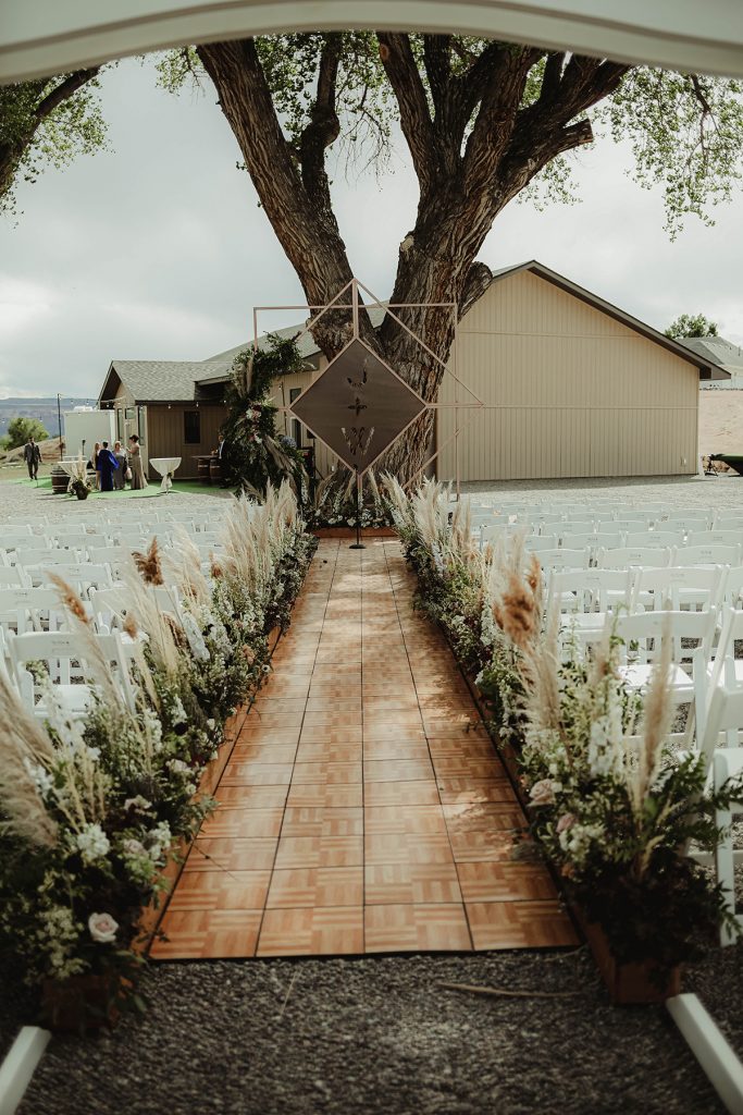 Backyard Wedding by April Marie Events